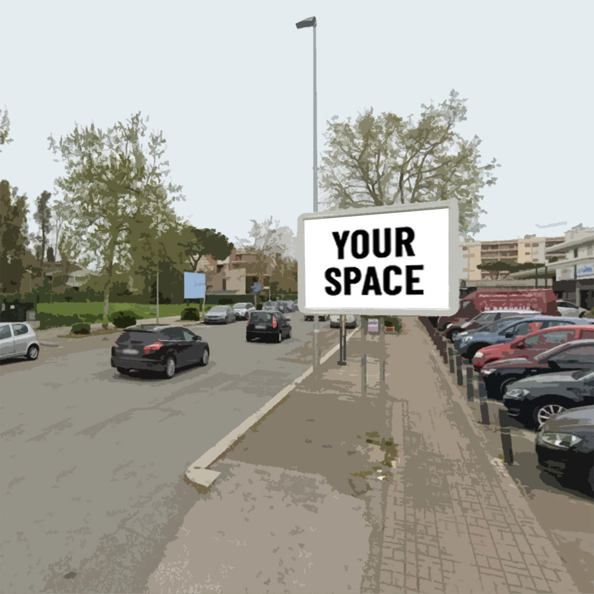 SPAZIO PUBBLICITARIO 210 x 150 Via Monti Lepini (LATINA) Dal 20/10/2026 al 17/11/2026 29 giorni